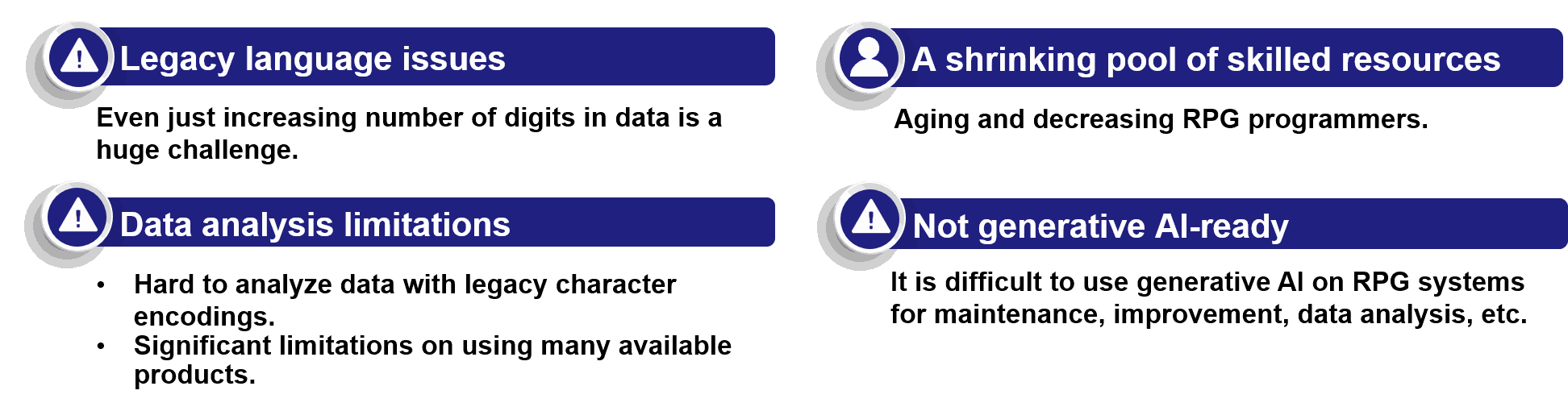 Challenges of Holding on to IBM i (AS/400) and RPG