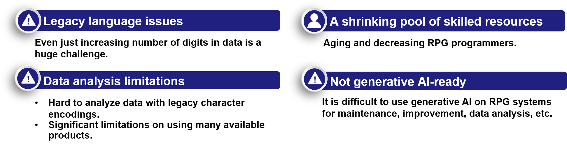 Challenges of Holding on to IBM i (AS/400) and RPG